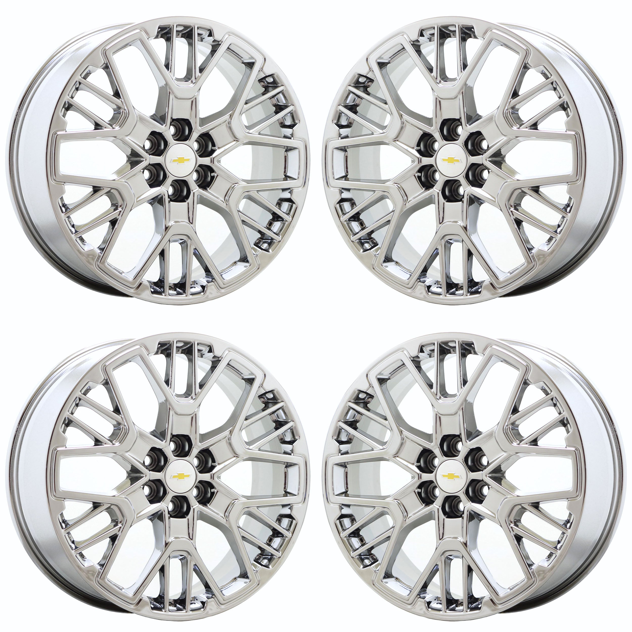 21" Chevrolet Blazer Bright Chrome wheels rims Factory OEM set 14085 EXCHANGE